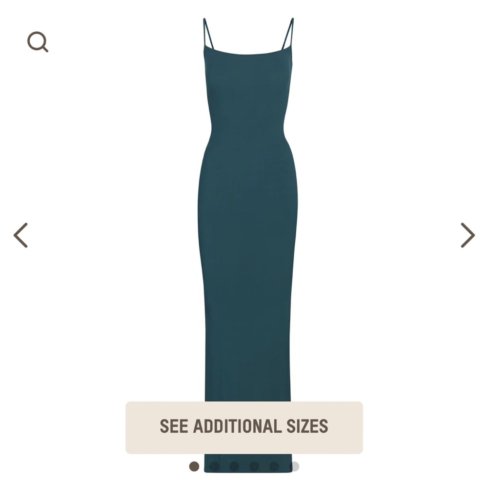 Skims Soft Lounge Dress in Teal